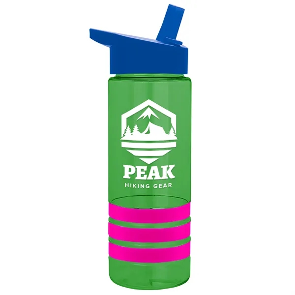 Garyline® Sergeant Stripe Tritan® Bottle with Flip-Straw ...... from ASI 40480 Koozie Group