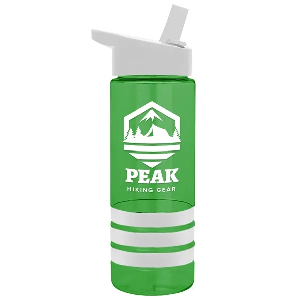 Garyline® Sergeant Stripe Tritan® Bottle with Flip-Straw ...... from ASI 40480 Koozie Group