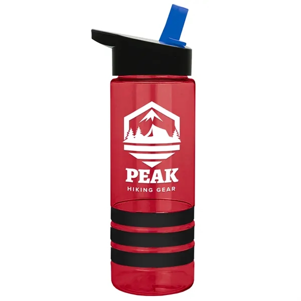 Garyline® Sergeant Stripe Tritan® Bottle with Flip-Straw ...... from ASI 40480 Koozie Group