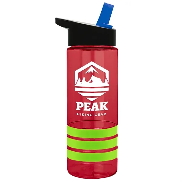 Garyline® Sergeant Stripe Tritan® Bottle with Flip-Straw ...... from ASI 40480 Koozie Group