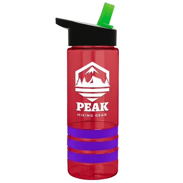 Garyline® Sergeant Stripe Tritan® Bottle with Flip-Straw ...... from ASI 40480 Koozie Group
