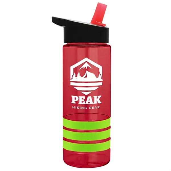 Garyline® Sergeant Stripe Tritan® Bottle with Flip-Straw ...... from ASI 40480 Koozie Group