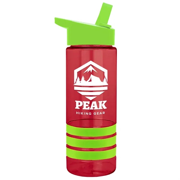 Garyline® Sergeant Stripe Tritan® Bottle with Flip-Straw ...... from ASI 40480 Koozie Group