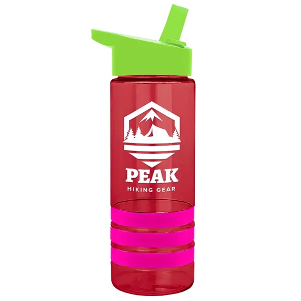 Garyline® Sergeant Stripe Tritan® Bottle with Flip-Straw ...... from ASI 40480 Koozie Group