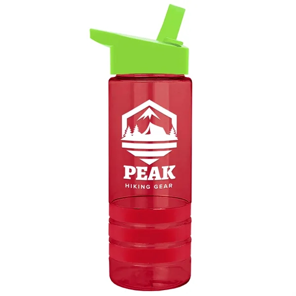 Garyline® Sergeant Stripe Tritan® Bottle with Flip-Straw ...... from ASI 40480 Koozie Group