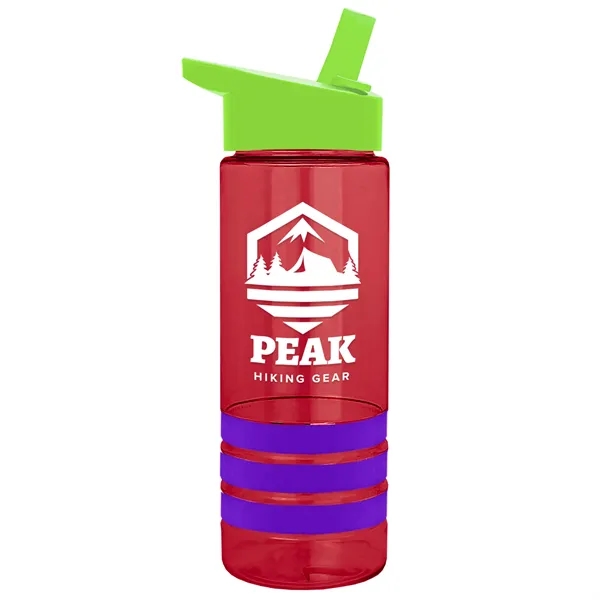 Garyline® Sergeant Stripe Tritan® Bottle with Flip-Straw ...... from ASI 40480 Koozie Group