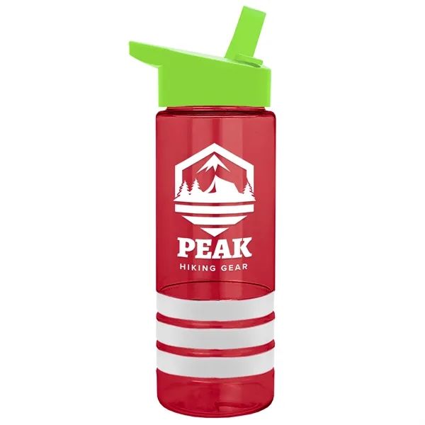 Garyline® Sergeant Stripe Tritan® Bottle with Flip-Straw ...... from ASI 40480 Koozie Group