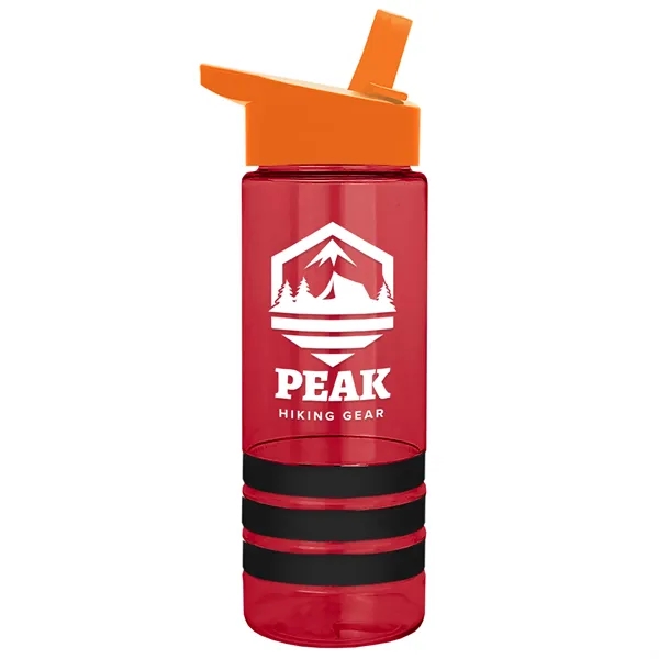 Garyline® Sergeant Stripe Tritan® Bottle with Flip-Straw ...... from ASI 40480 Koozie Group