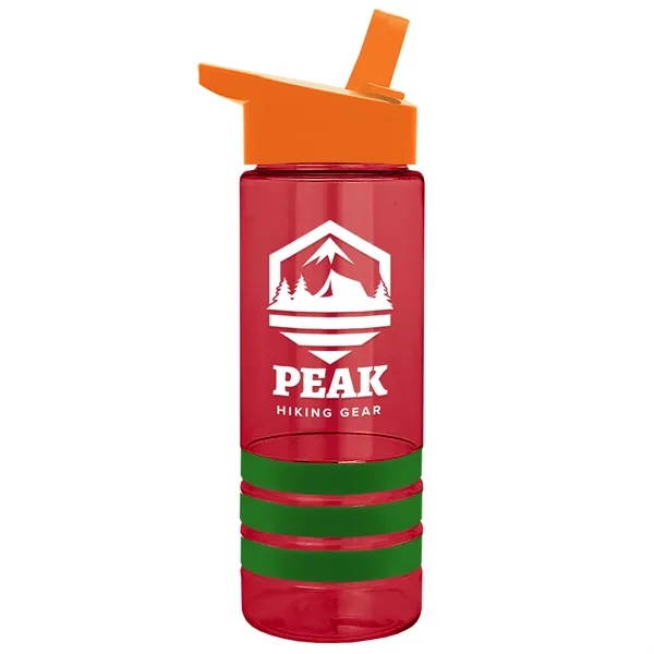 Garyline® Sergeant Stripe Tritan® Bottle with Flip-Straw ...... from ASI 40480 Koozie Group