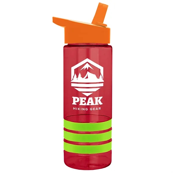 Garyline® Sergeant Stripe Tritan® Bottle with Flip-Straw ...... from ASI 40480 Koozie Group