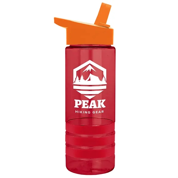 Garyline® Sergeant Stripe Tritan® Bottle with Flip-Straw ...... from ASI 40480 Koozie Group