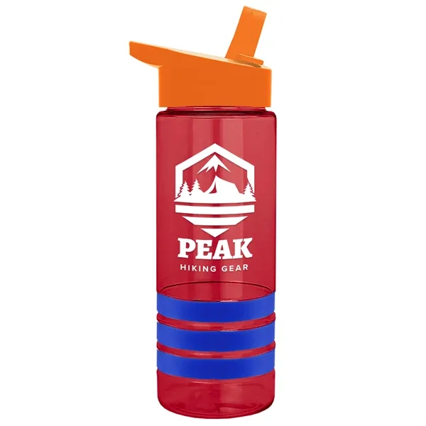 Garyline® Sergeant Stripe Tritan® Bottle with Flip-Straw ...... from ASI 40480 Koozie Group