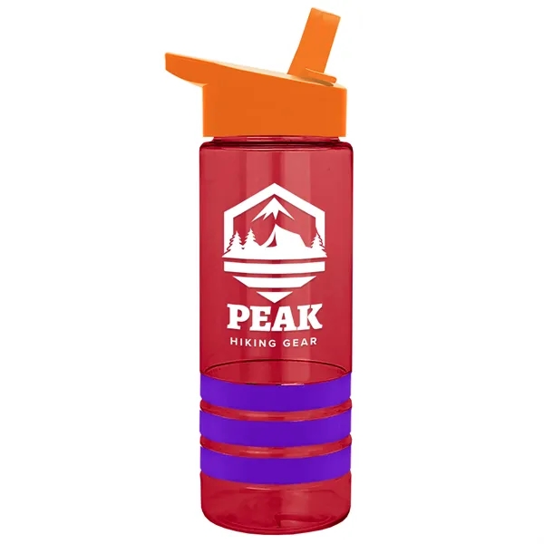 Garyline® Sergeant Stripe Tritan® Bottle with Flip-Straw ...... from ASI 40480 Koozie Group