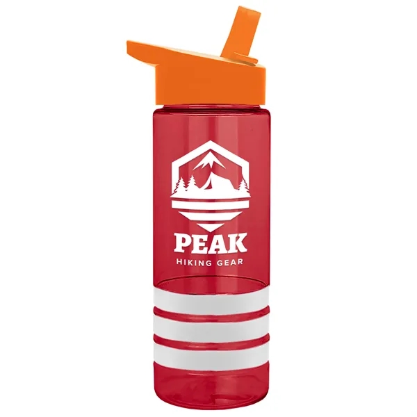 Garyline® Sergeant Stripe Tritan® Bottle with Flip-Straw ...... from ASI 40480 Koozie Group