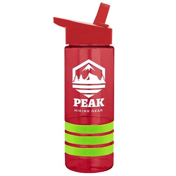 Garyline® Sergeant Stripe Tritan® Bottle with Flip-Straw ...... from ASI 40480 Koozie Group