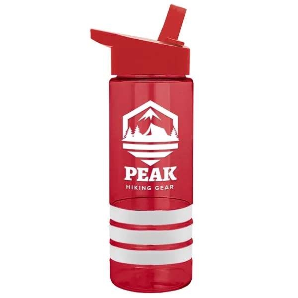 Garyline® Sergeant Stripe Tritan® Bottle with Flip-Straw ...... from ASI 40480 Koozie Group