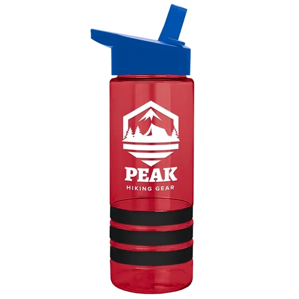 Garyline® Sergeant Stripe Tritan® Bottle with Flip-Straw ...... from ASI 40480 Koozie Group