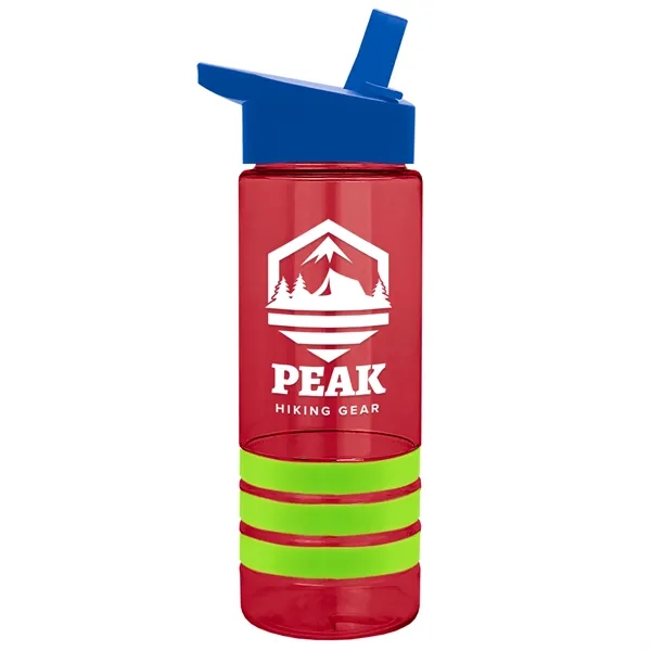 Garyline® Sergeant Stripe Tritan® Bottle with Flip-Straw ...... from ASI 40480 Koozie Group