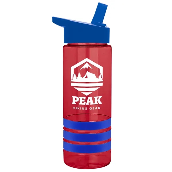 Garyline® Sergeant Stripe Tritan® Bottle with Flip-Straw ...... from ASI 40480 Koozie Group