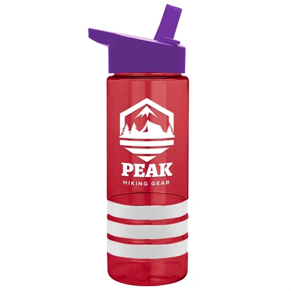 Garyline® Sergeant Stripe Tritan® Bottle with Flip-Straw ...... from ASI 40480 Koozie Group