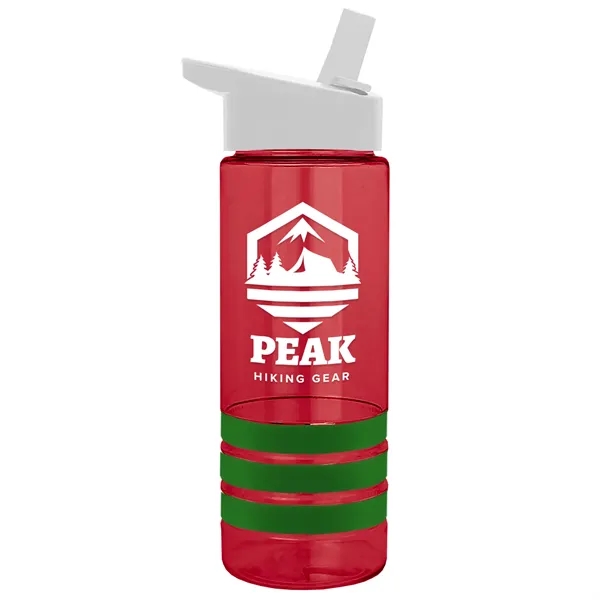Garyline® Sergeant Stripe Tritan® Bottle with Flip-Straw ...... from ASI 40480 Koozie Group