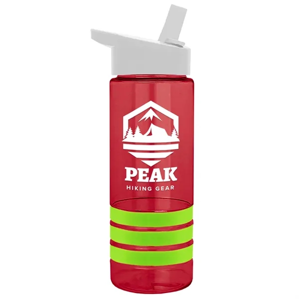 Garyline® Sergeant Stripe Tritan® Bottle with Flip-Straw ...... from ASI 40480 Koozie Group