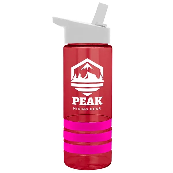 Garyline® Sergeant Stripe Tritan® Bottle with Flip-Straw ...... from ASI 40480 Koozie Group