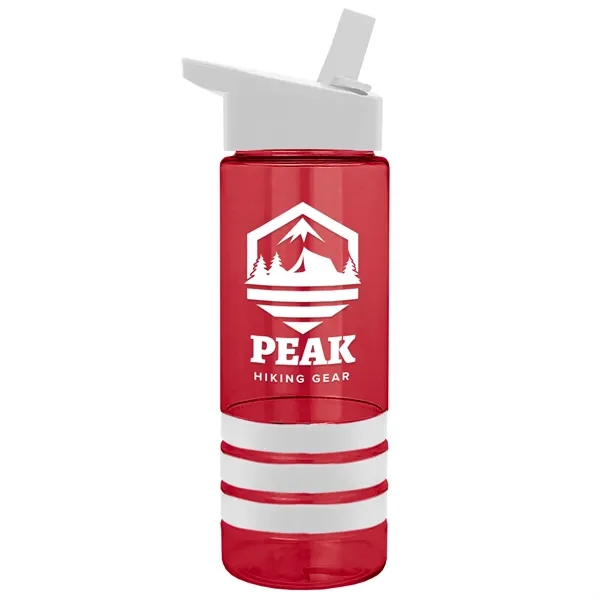 Garyline® Sergeant Stripe Tritan® Bottle with Flip-Straw ...... from ASI 40480 Koozie Group