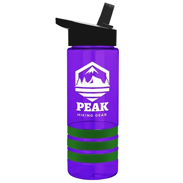 Garyline® Sergeant Stripe Tritan® Bottle with Flip-Straw ...... from ASI 40480 Koozie Group