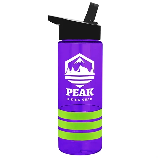 Garyline® Sergeant Stripe Tritan® Bottle with Flip-Straw ...... from ASI 40480 Koozie Group