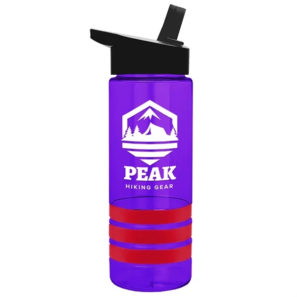 Garyline® Sergeant Stripe Tritan® Bottle with Flip-Straw ...... from ASI 40480 Koozie Group