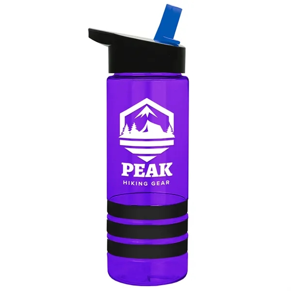 Garyline® Sergeant Stripe Tritan® Bottle with Flip-Straw ...... from ASI 40480 Koozie Group