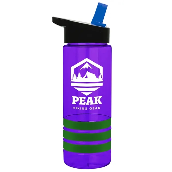 Garyline® Sergeant Stripe Tritan® Bottle with Flip-Straw ...... from ASI 40480 Koozie Group
