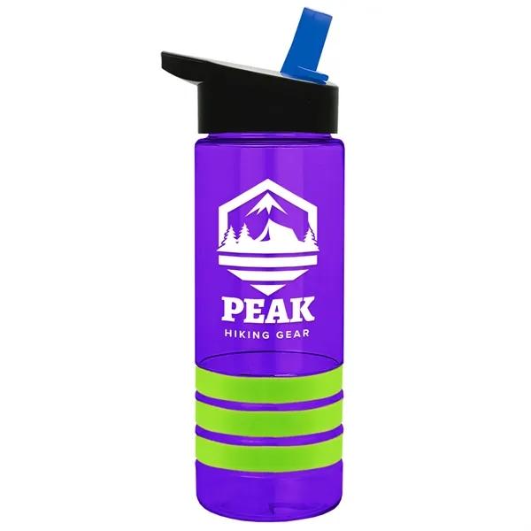 Garyline® Sergeant Stripe Tritan® Bottle with Flip-Straw ...... from ASI 40480 Koozie Group