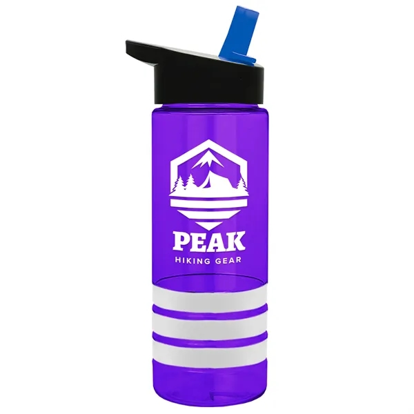 Garyline® Sergeant Stripe Tritan® Bottle with Flip-Straw ...... from ASI 40480 Koozie Group