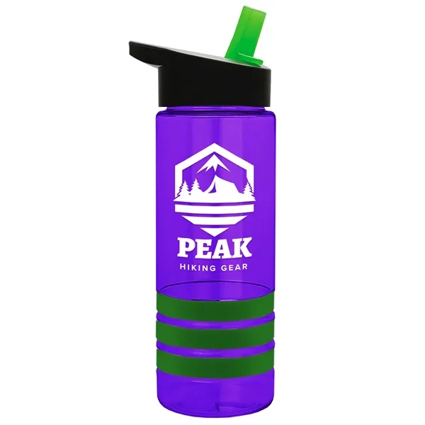Garyline® Sergeant Stripe Tritan® Bottle with Flip-Straw ...... from ASI 40480 Koozie Group