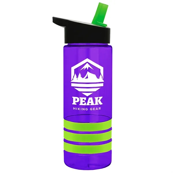 Garyline® Sergeant Stripe Tritan® Bottle with Flip-Straw ...... from ASI 40480 Koozie Group