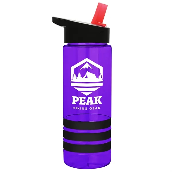 Garyline® Sergeant Stripe Tritan® Bottle with Flip-Straw ...... from ASI 40480 Koozie Group