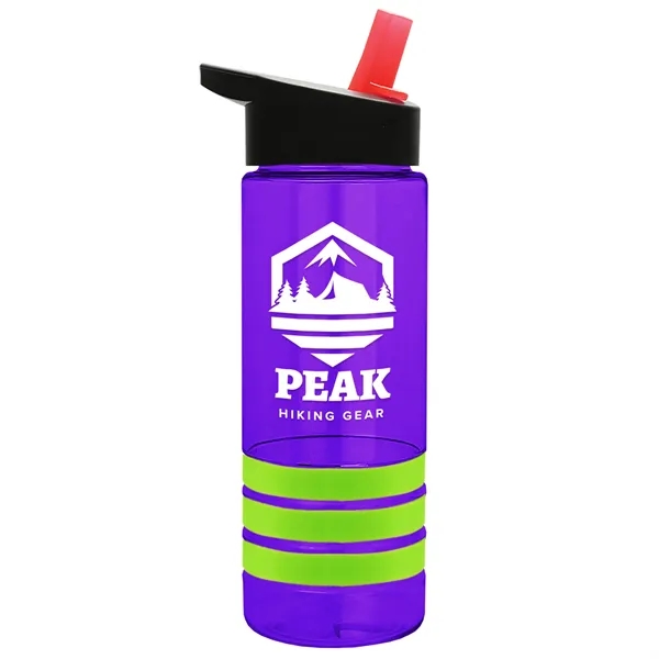 Garyline® Sergeant Stripe Tritan® Bottle with Flip-Straw ...... from ASI 40480 Koozie Group