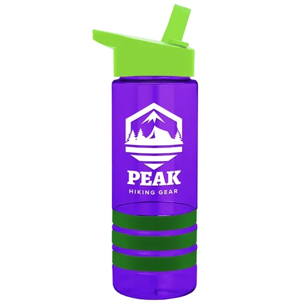 Garyline® Sergeant Stripe Tritan® Bottle with Flip-Straw ...... from ASI 40480 Koozie Group