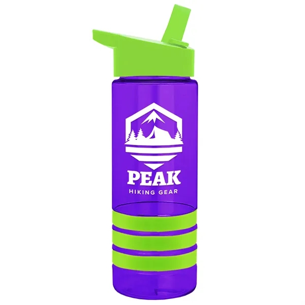 Garyline® Sergeant Stripe Tritan® Bottle with Flip-Straw ...... from ASI 40480 Koozie Group