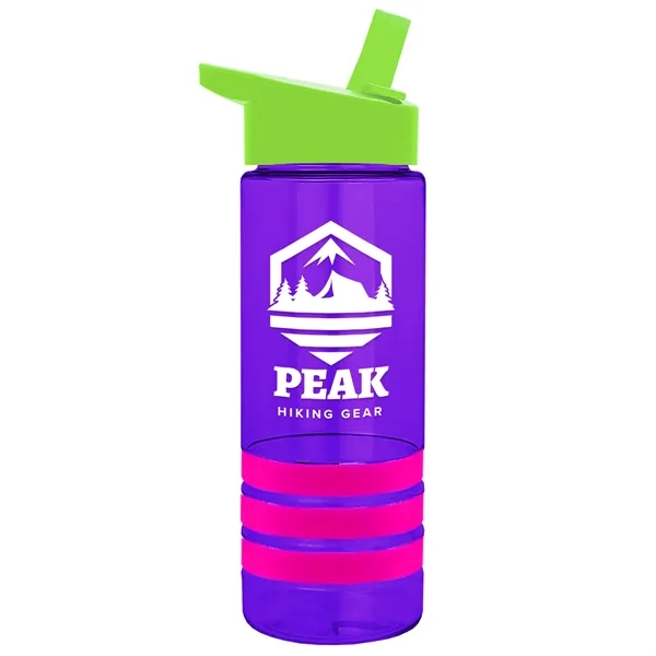 Garyline® Sergeant Stripe Tritan® Bottle with Flip-Straw ...... from ASI 40480 Koozie Group