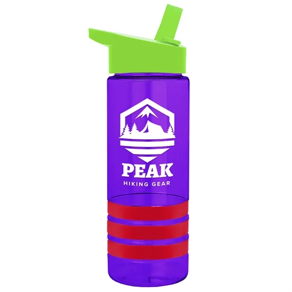 Garyline® Sergeant Stripe Tritan® Bottle with Flip-Straw ...... from ASI 40480 Koozie Group