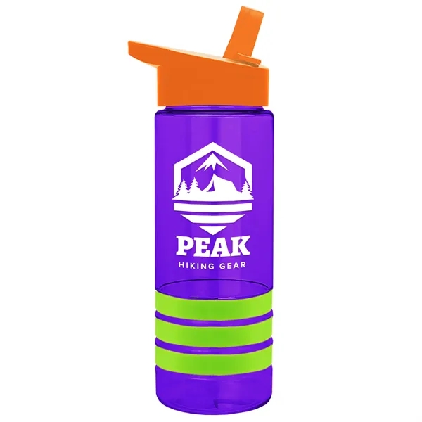 Garyline® Sergeant Stripe Tritan® Bottle with Flip-Straw ...... from ASI 40480 Koozie Group