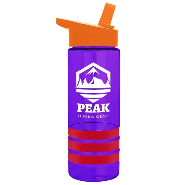 Garyline® Sergeant Stripe Tritan® Bottle with Flip-Straw ...... from ASI 40480 Koozie Group