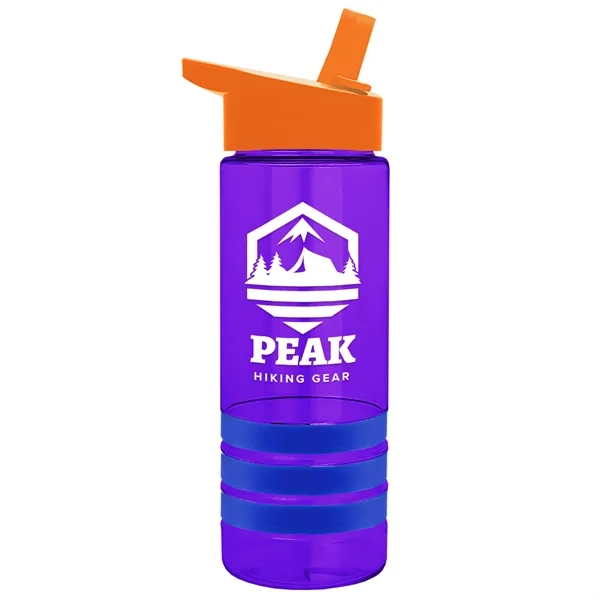 Garyline® Sergeant Stripe Tritan® Bottle with Flip-Straw ...... from ASI 40480 Koozie Group