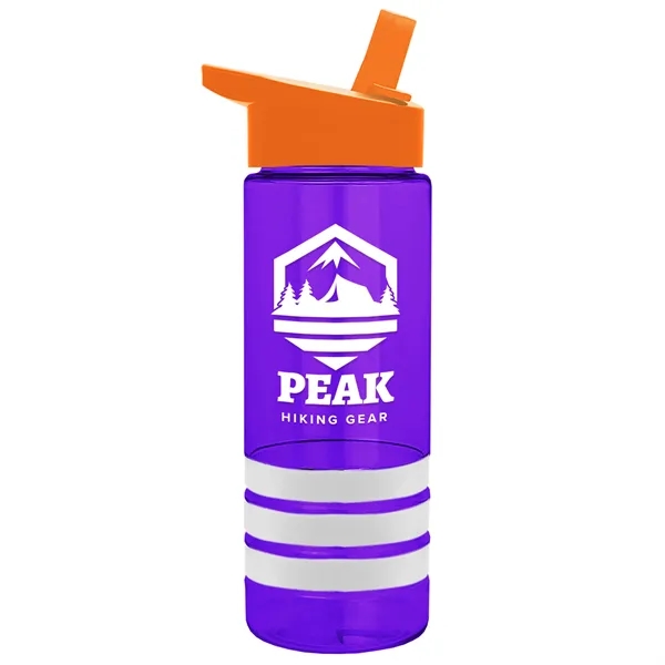 Garyline® Sergeant Stripe Tritan® Bottle with Flip-Straw ...... from ASI 40480 Koozie Group