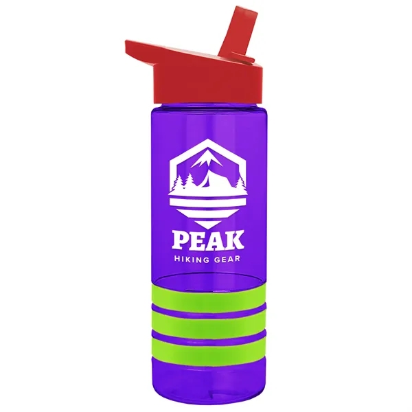 Garyline® Sergeant Stripe Tritan® Bottle with Flip-Straw ...... from ASI 40480 Koozie Group