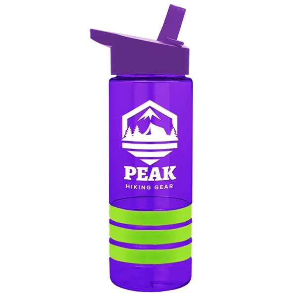 Garyline® Sergeant Stripe Tritan® Bottle with Flip-Straw ...... from ASI 40480 Koozie Group