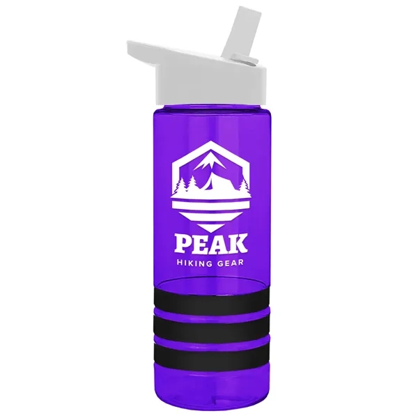 Garyline® Sergeant Stripe Tritan® Bottle with Flip-Straw ...... from ASI 40480 Koozie Group